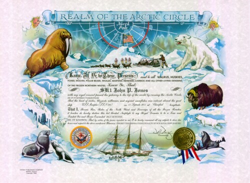 Blue Nose Certificate