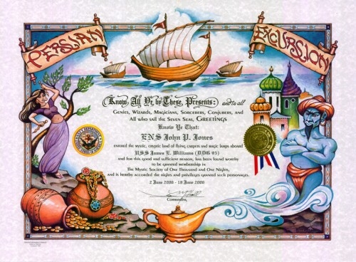 Persian Excursion Certificate