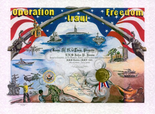 Operation Iraqi Freedom Certificate